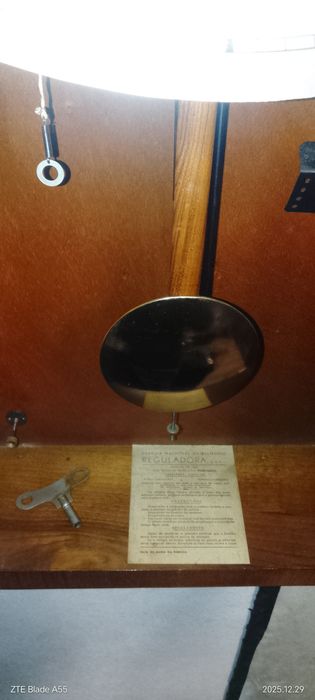 Relógio de Parede Antigo – Reguladora – Com Certificado