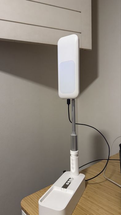 Suporte c/ luz para filmagens telemóvel