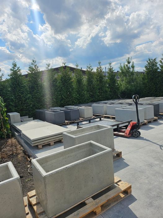 Donica betonowa ogrodowa, parkowa, uliczna 50Hx100x50