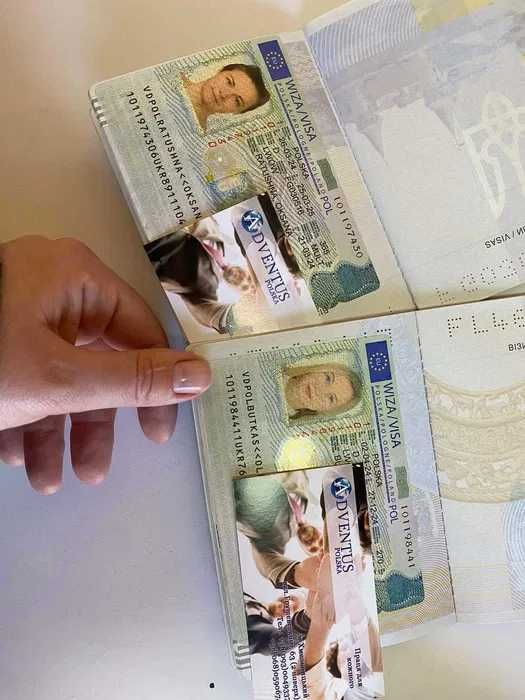 Польська робоча віза, віза без присутності, віза на рік за 7 днів!