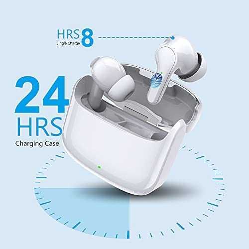 Bluetooth 5.0 Wireless In-Ear Headphones, IP7, USB-C, Charging Case64283965963907124