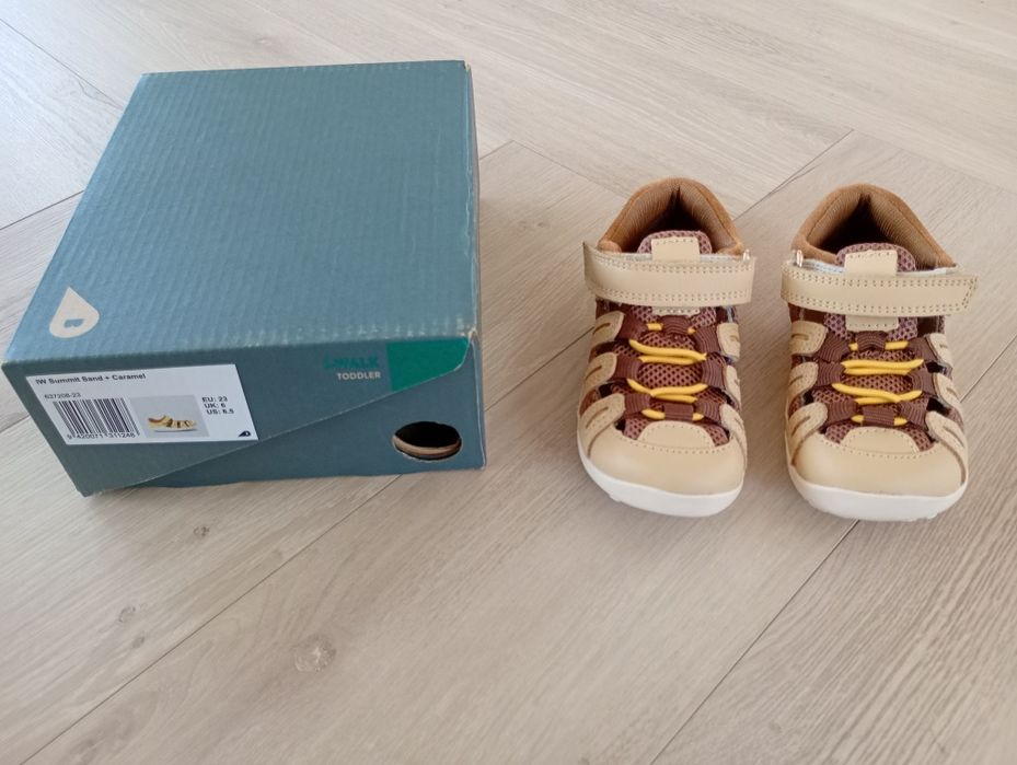 Buciki bobux Summit Sand Caramel nowe 23