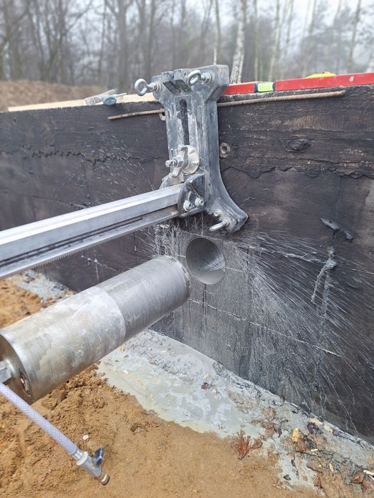 Wiercenie diamentowe,koronowe,,przewierty beton,rekuperacja,kanalizacj
