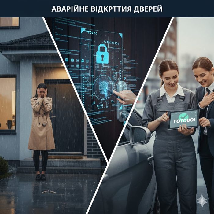 Якщо ви не можете відкрити замок чи автівку, дзвоніть нам ми допоможем