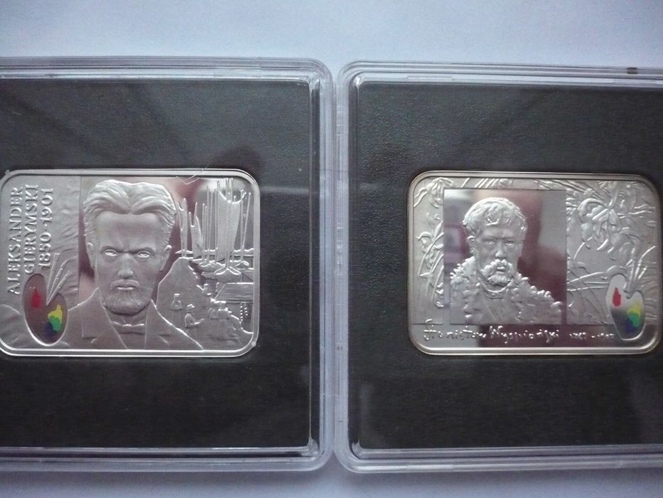 Monety kolekcjonerskie 2x 20 zł z serii "Malarze polscy"