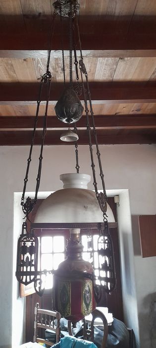 Candeeiro teto antigo de sala 1928