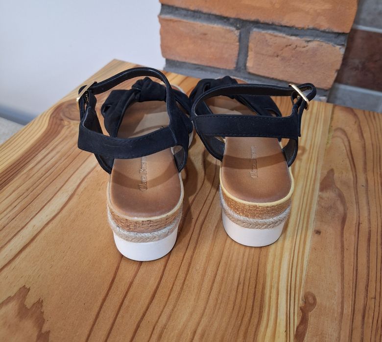 Sandały espadryle na koturnie