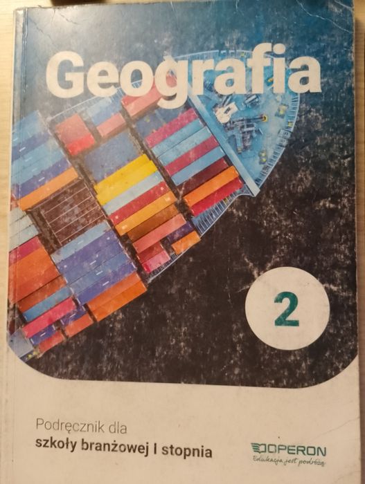 Sprzedam poręcznik do szkoły branżowej Geografia 2