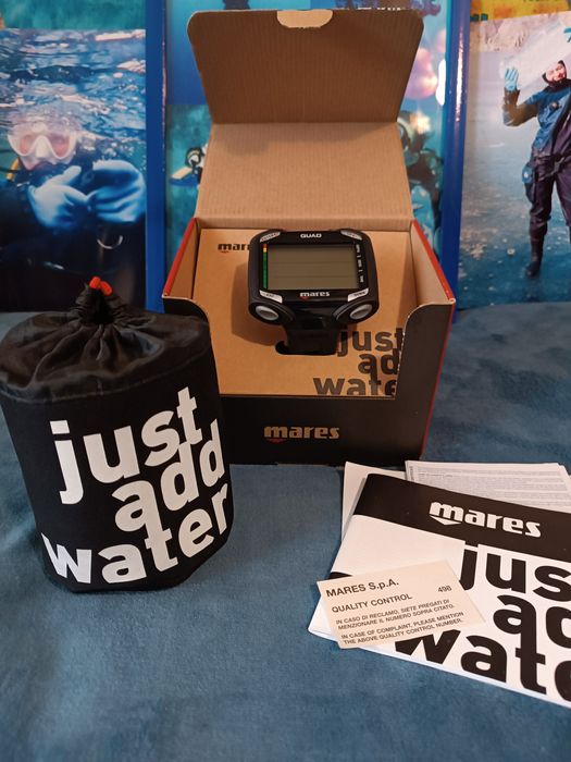 Декомпресиметр Mares Quad. Комп'ютер для дайвінгу.