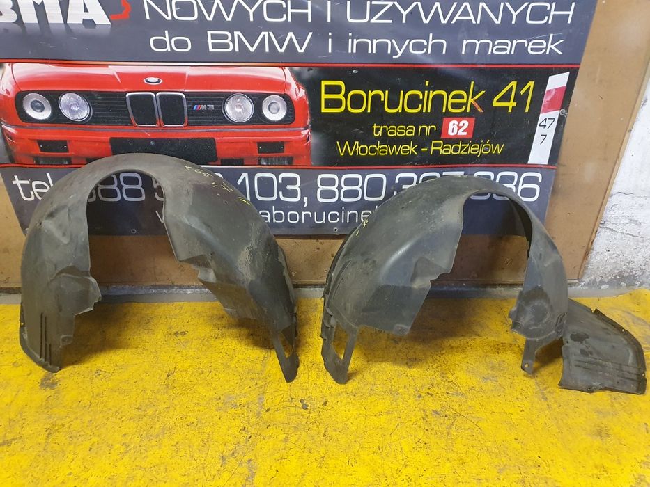 BMW E65 Nadkole Wewnętrzne Plastikowe Lewe Prawe Komplet Części BMA