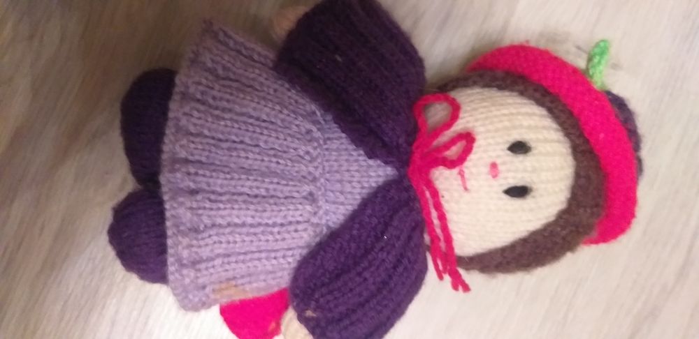 Кукла вязаная. Ручная работа.