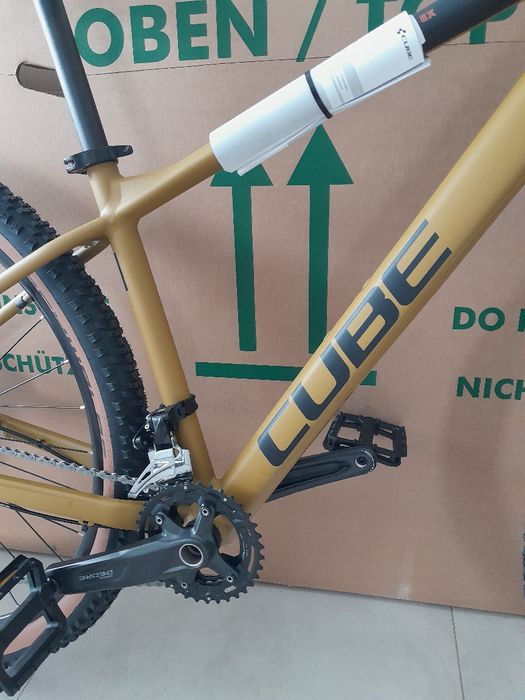 Nowy Cube Aim EX Deore 2×10 M 18", L 20",XL 22",XXL 24"caramel'n'black