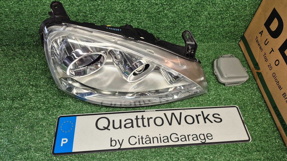 Otica Farol Frente Direito Opel Corsa C X01 Combo C 2000 a 2012 Ref. 442-1136R-LD-EM NOVO DEPO