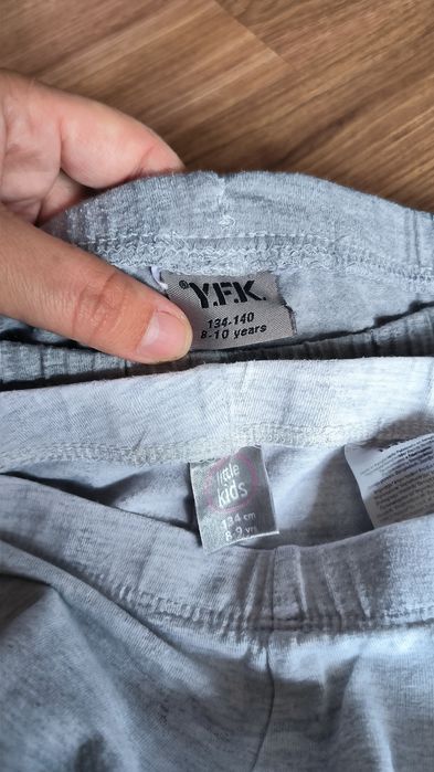 Legginsy dziewczęce 2 szt rozm 134