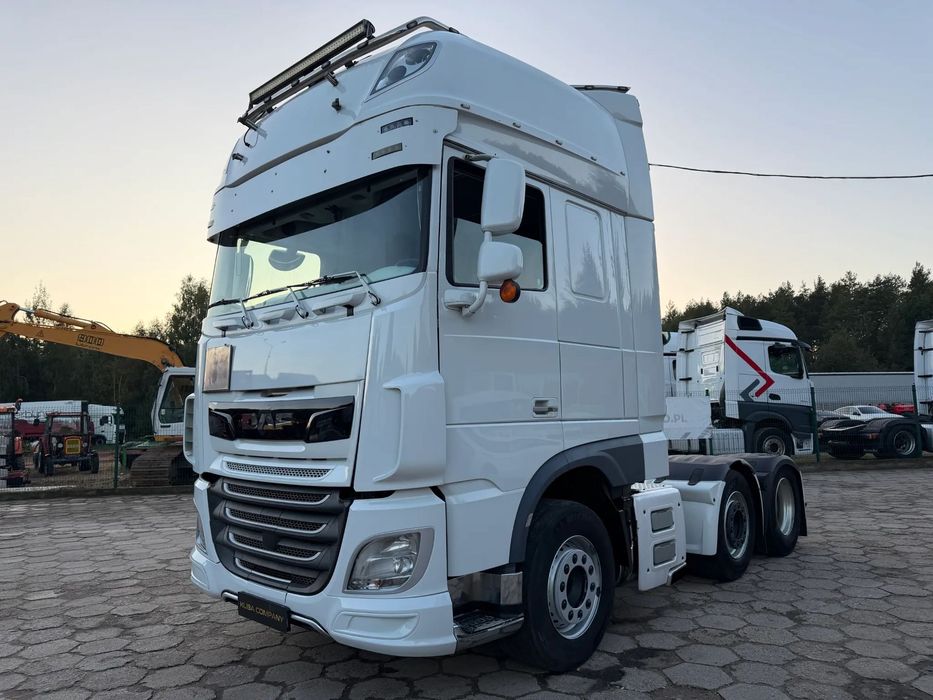DAF XF 106 530 PUSHER 6x2 / RETARDER INTARDER / 3 OSIE / PRZEBIEG 668 851 KM / NAJMOCNIEJSZY SILNIK 530 KM / NAJWIĘKSZA KABINA SUPER SPACE CAB / 2017 ROK !!  Retarder Intarder / 3 osie 6x2 / Super Space Cab