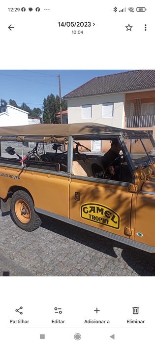 Land Rover Serie com 9 lugares de livrete