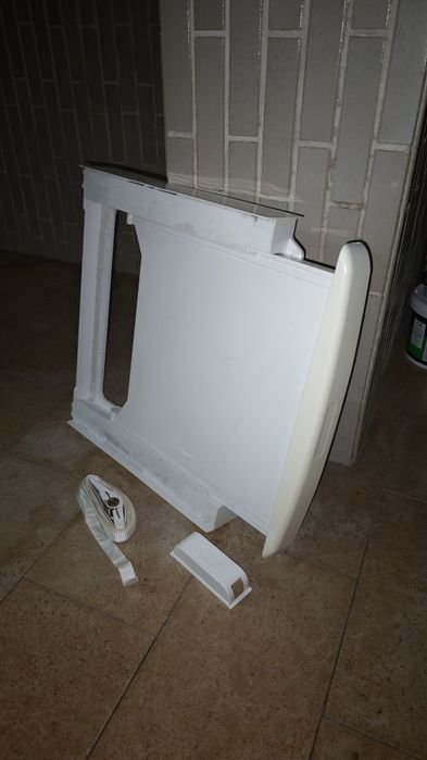 Kit de união universal para máquinas de lavar e secar com prateleira deslizante