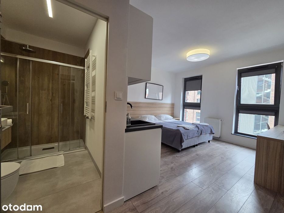 Nowoczesny apartament w Browarze Gdańskim z klimatyzacją i garażem
