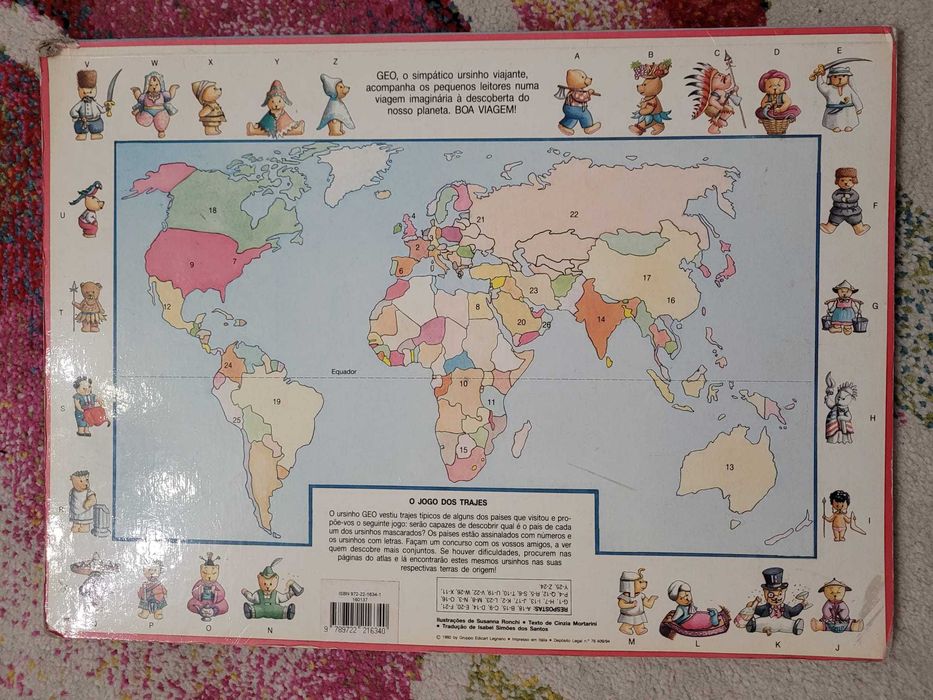 “O Meu Primeiro Atlas - Descobre o mundo com o ursinho Geo”