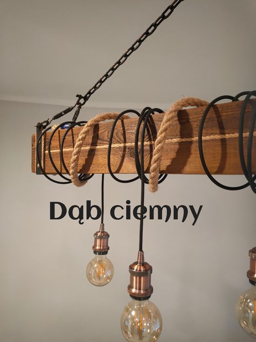 lampa wisząca stara belka