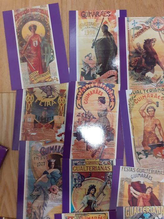 20 postais Festas Gualterianas Guimarães