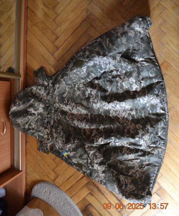 Куртка зимняя военная. Бушлат тактический. С капюшоном (отстёгивается)