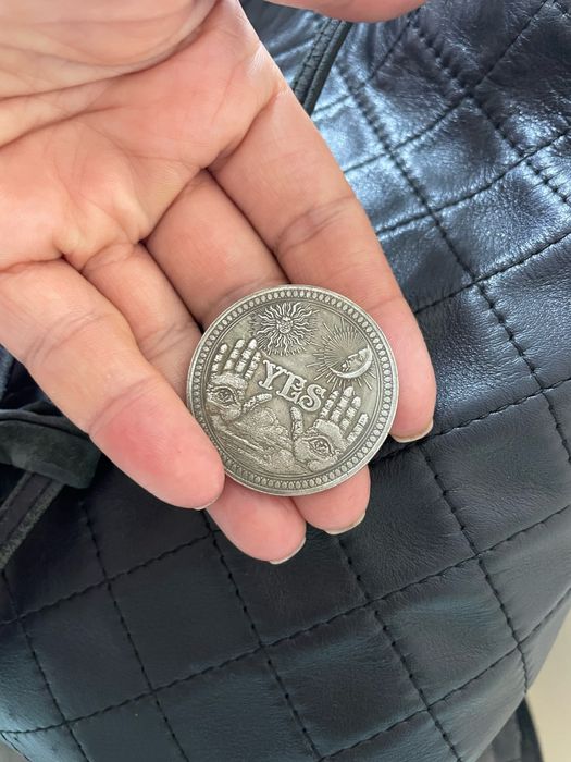 Монета выбор да нет на удачу yes no coin DND игра Гарри Поттер деньги