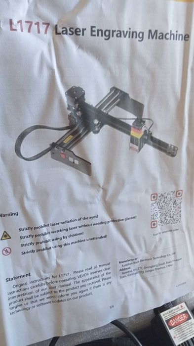 Maquina laser vevor L1717