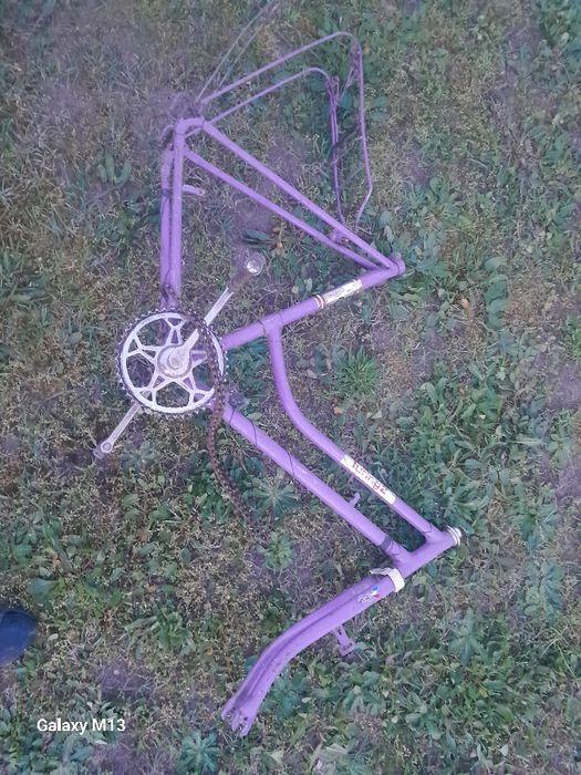 Rower Romet rama Turing Lampa CIBIE światła rama odblask Rower zabytk