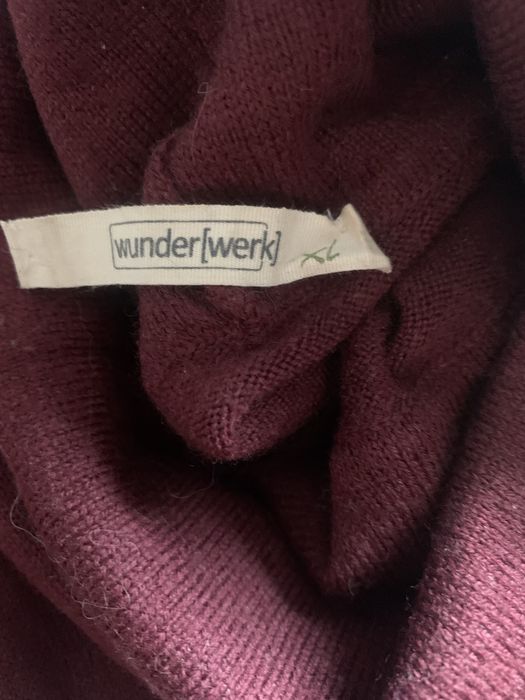 Шерстяной свитер  бордовый winder werk германия р, L