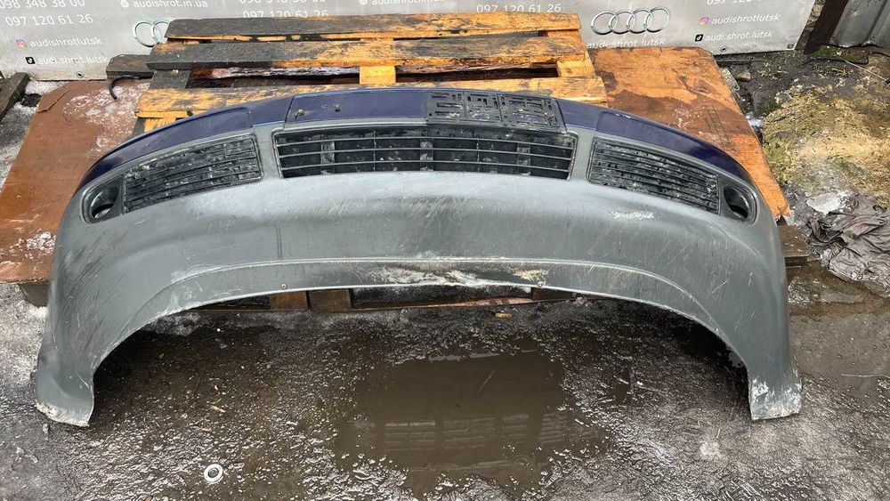 Бампер передній audi a6 c5 1997-2001 дорестайл