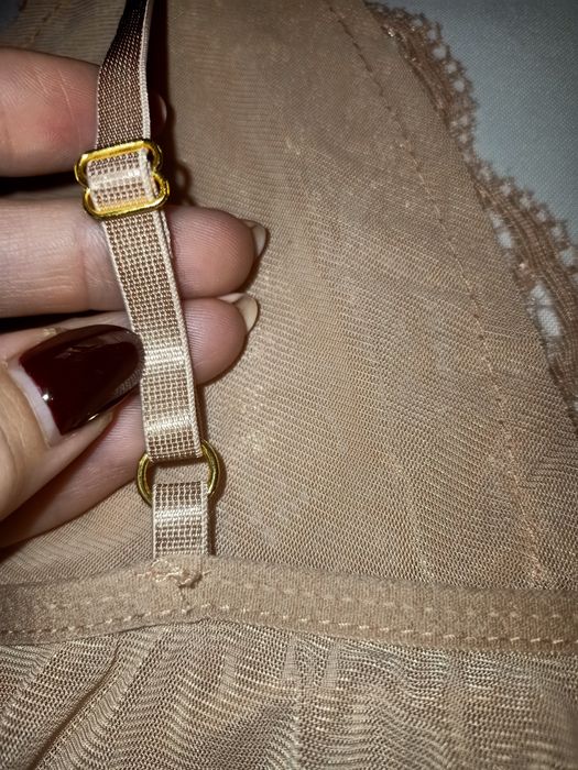 Koszulka nocna z koronką+stringi, roz.S. nowe!