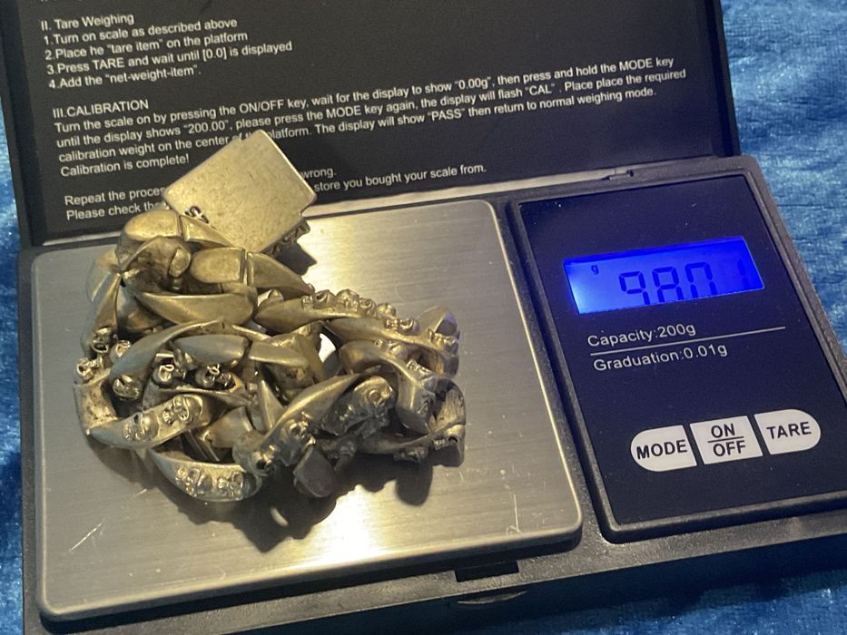 Pulseira prata 925  24 cm peso 98 g. Anúncios abaixo