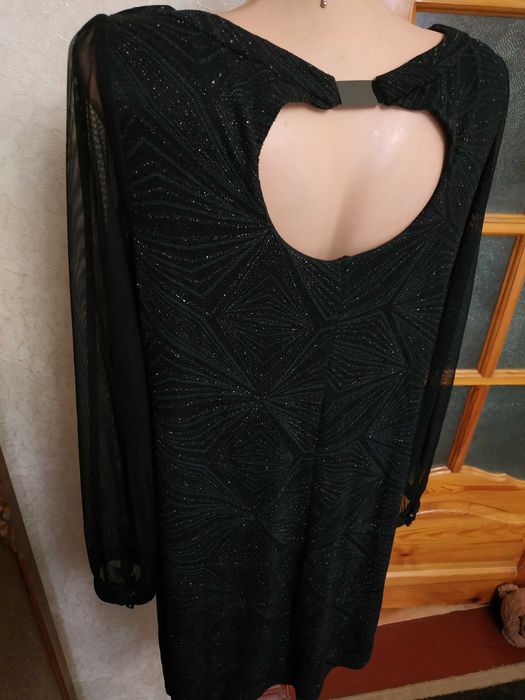 Елегантна ошатна мерехтлива сукня для подружки нареченої розмір 46-48р