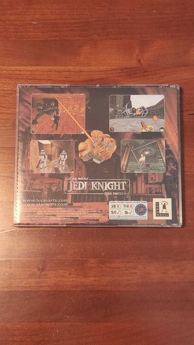 Jogo PC Starwars Jedi Knight Dark Forces II LucasArts Big Box