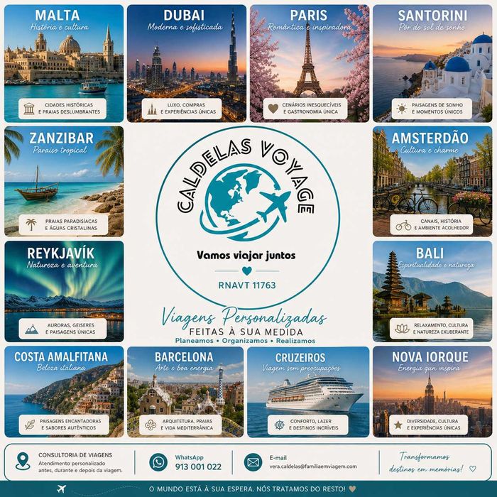 Planeamento de Viagens Personalizadas | Sem Stress