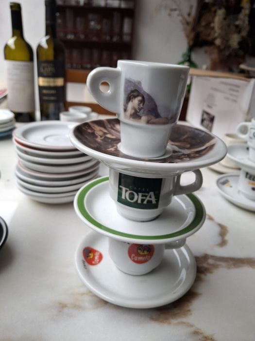 Chávenas de café várias marcas