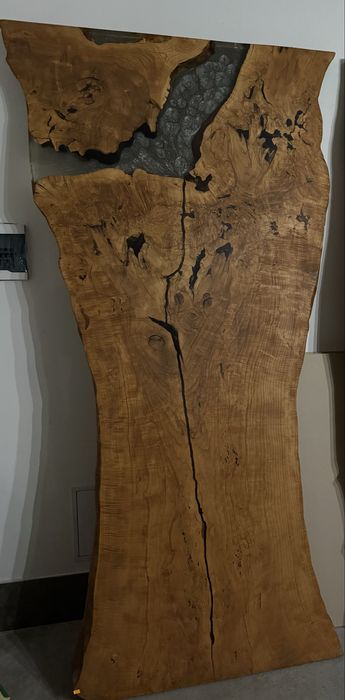 Стіл з епоксидки  ясен,дуб американський,оливка