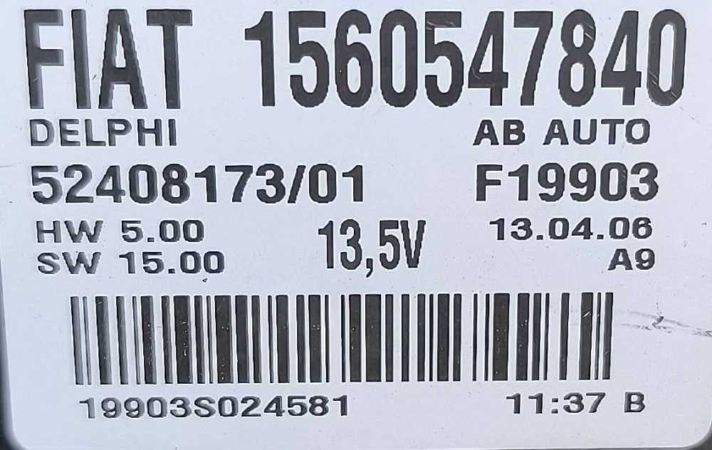 Comando Chauffage / Sofagem 1560547840 - ALFA ROMEO 159
