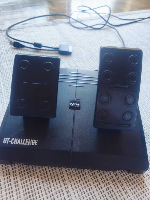 Volante NGS GT-Challenge + Pedais (PC / PS2 / PS3)