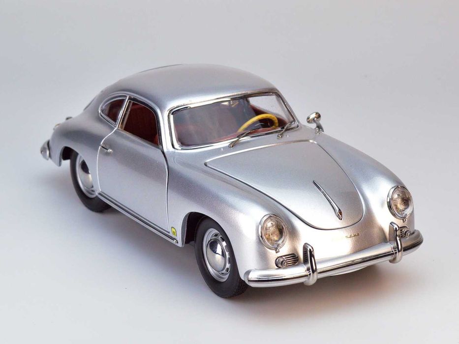 Колекційна модель Sun Star 1957 Porsche 356A 1500 GS Carrera GT (1:18), срібляста