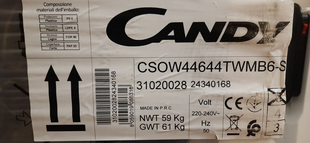 Пральна машина з сушкою Candy