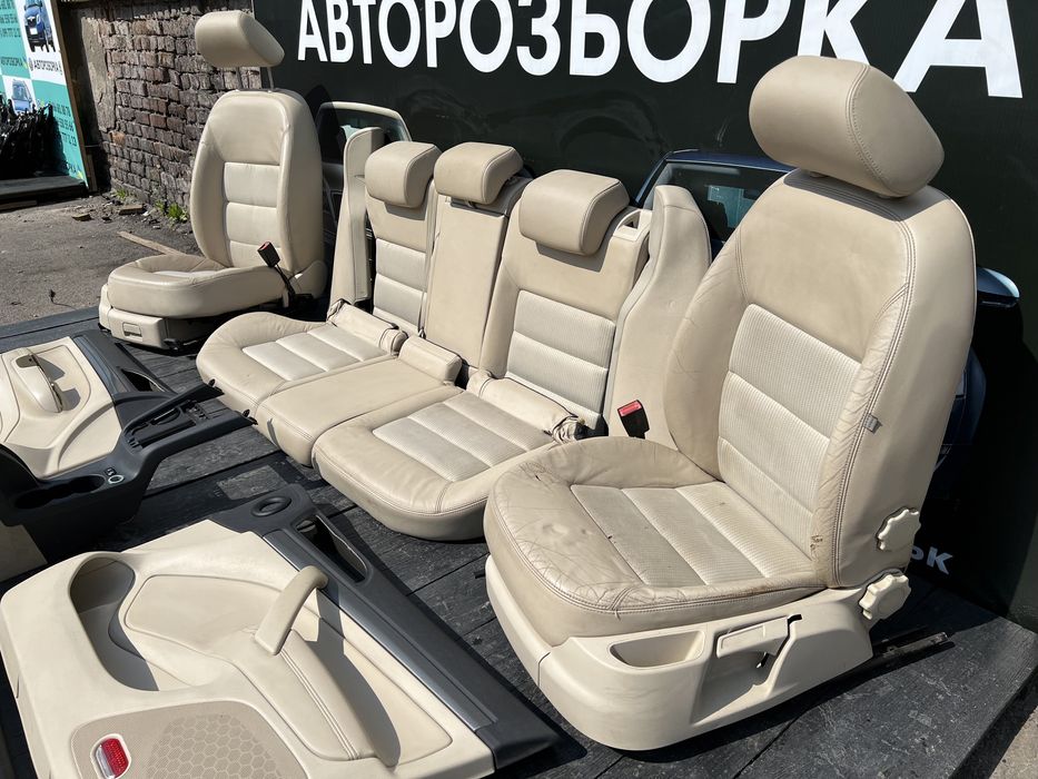 Сиденье сидіння салон кожаный Шкода А5 салон шкіряний Skoda A5
