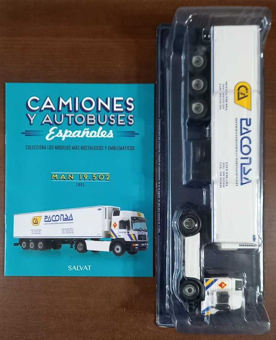 MAN 19.502 c п/п  (1991) - Camiones y autobuses #77 (Испания) - SALVAT