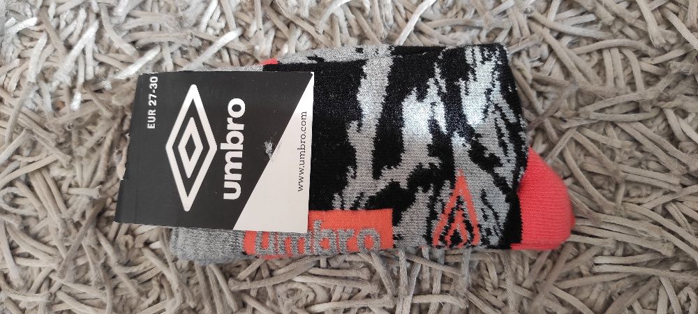 Umbro 2 pary skarpetek moro dziecięce rozmiar 27-30 za kostkę