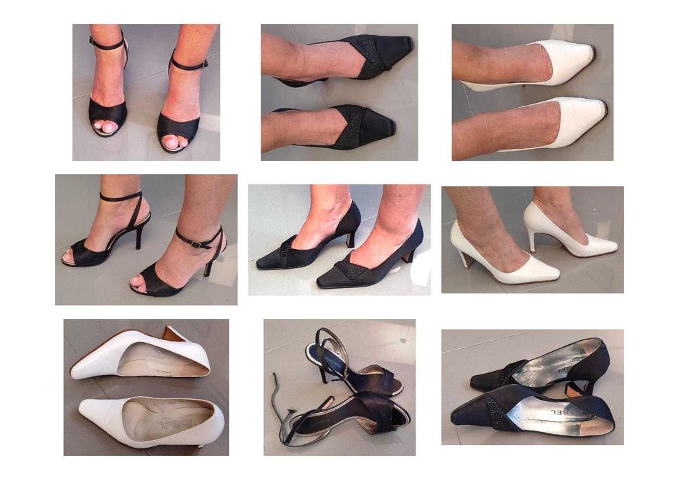 28 pares de sapatos de mulher T 36-1/2 - Entrega incluída