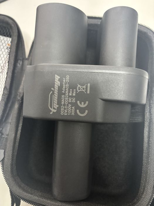 Адаптер CCS2 на NACS DC Tesla, 300А 300кВт 1000В