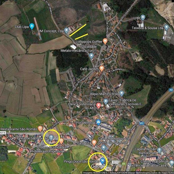 Terreno 18.737 m² S. Romão Coronado TROFA (variante N14)