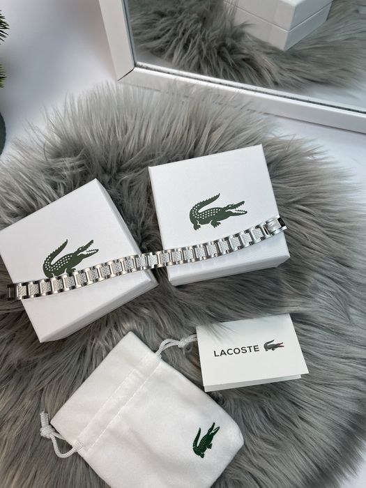 Срібний браслет лакоста | Lacoste