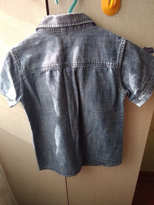 Шорти рубашка джинс 92-98см 110см.Denim Primark Tu